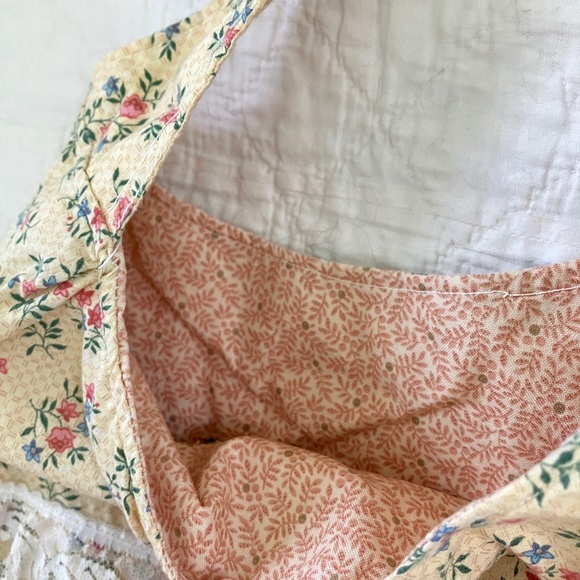 Handmade Cute Floral Cotton Shoulder Bag Purse - Picture 9 of 10